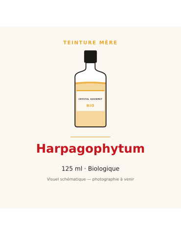 Teinture mère d'Harpagophytum bio 125 ml - Harpagophytum procumbens
