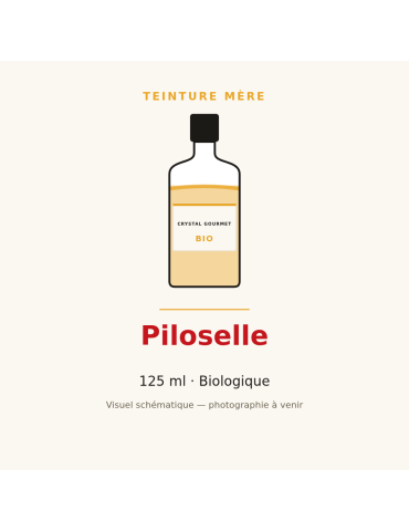 Teinture mère de Piloselle bio 125 ml - Hieracium pilosella