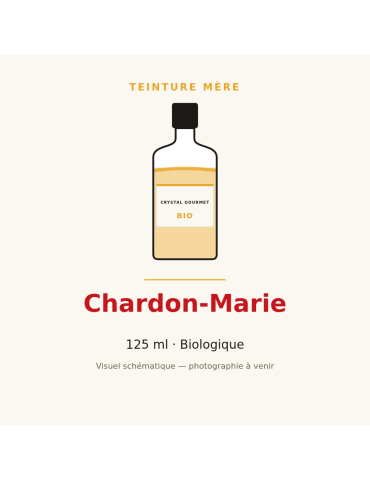 Teinture mère de Chardon-Marie bio 125 ml - Silybum marianum