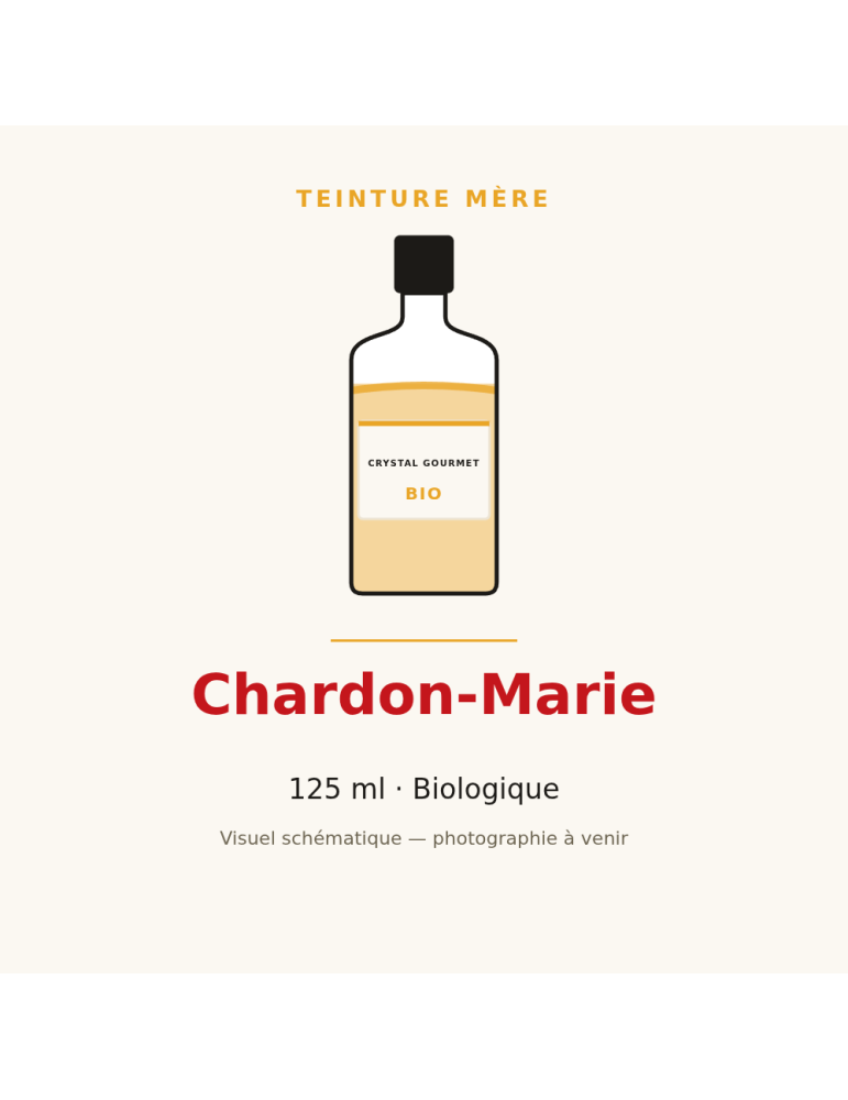 Teinture mère de Chardon-Marie bio 125 ml - Silybum marianum