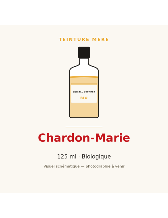 Teinture mère de Chardon-Marie bio 125 ml - Silybum marianum