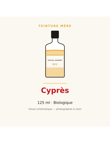 Teinture mère de Cyprès bio 125 ml - Cupressus sempervirens