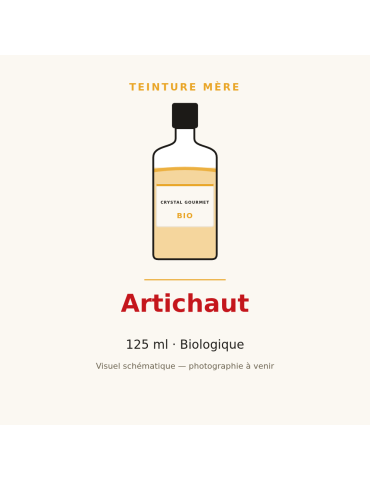 Teinture mère d'Artichaut bio 125 ml - Cynara cardunculus