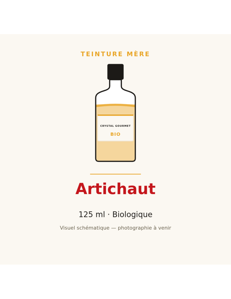Teinture mère d'Artichaut bio 125 ml - Cynara cardunculus