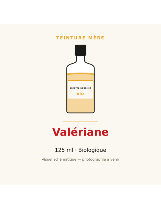 Teinture mère de Valériane bio 125 ml - Valeriana officinalis
