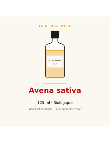 Teinture mère d'Avena sativa bio 125 ml - Avena sativa