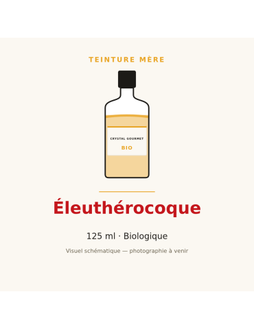 Teinture mère d'Éleuthérocoque bio 125 ml