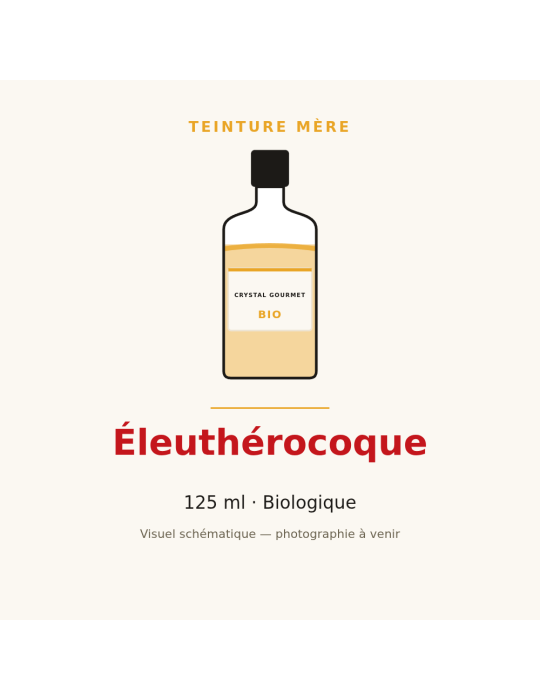 Teinture mère d'Éleuthérocoque bio 125 ml