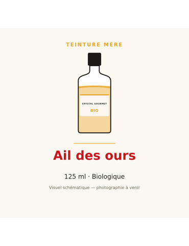 Teinture mère d'Ail des ours bio 125 ml - Allium ursinum