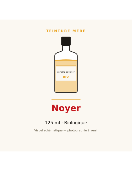 Teinture mère de Noyer bio 125 ml - Juglans regia