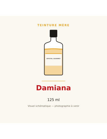 Teinture mère de Damiana 125 ml - Turnera diffusa