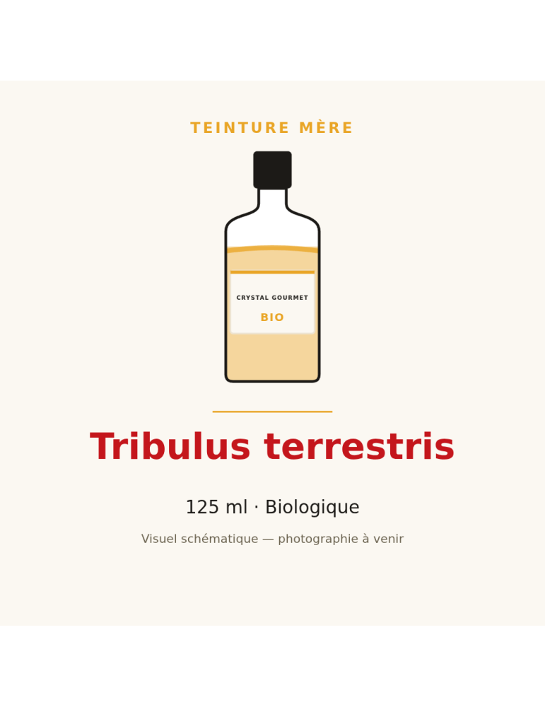 Teinture mère de Tribulus terrestris bio 125 ml