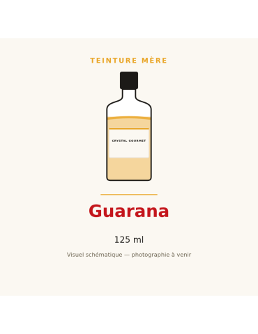 Teinture mère de Guarana 125 ml - Paullinia cupana