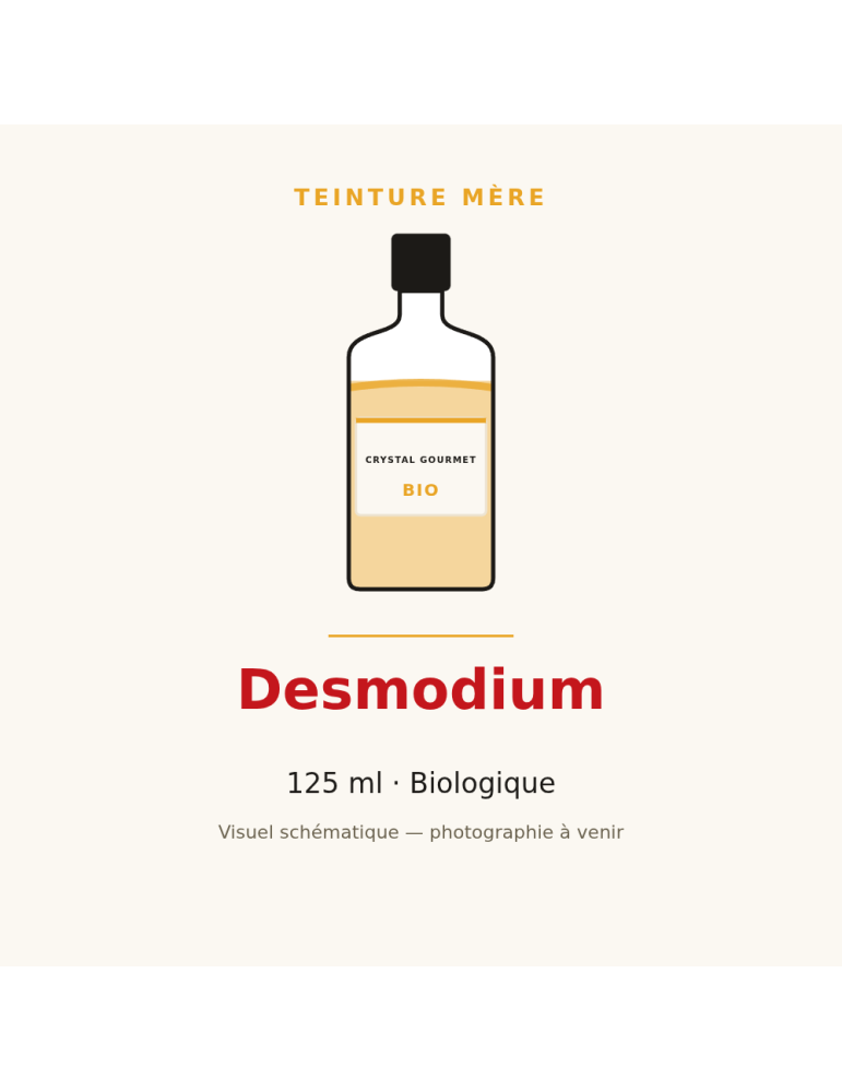 Teinture mère de Desmodium bio - 125 ml