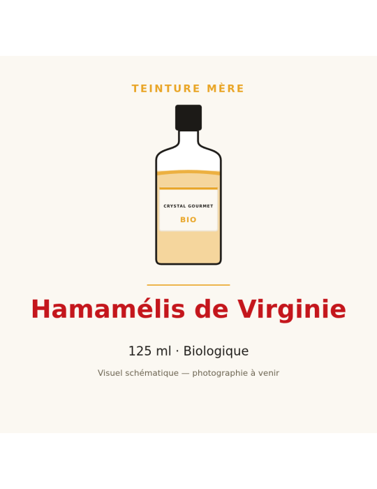 Teinture mère d'Hamamélis de Virginie bio 125 ml