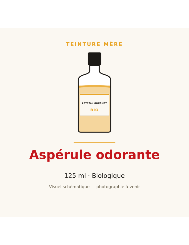 Teinture mère d'Aspérule odorante bio 125 ml - Galium odoratum