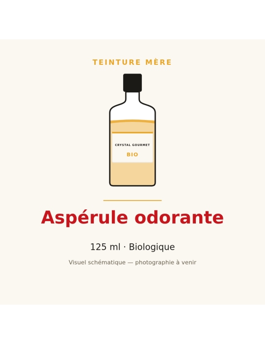 Teinture mère d'Aspérule odorante bio 125 ml - Galium odoratum