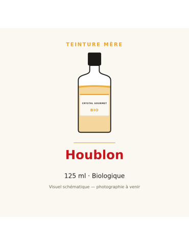 Teinture mère de Houblon bio - flacon 125 ml