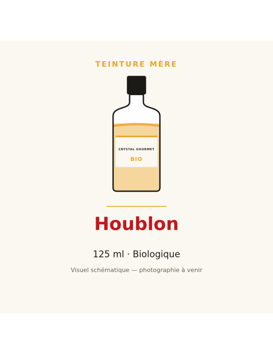 Teinture mère de Houblon bio - flacon 125 ml