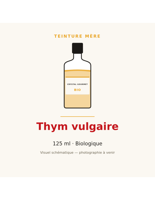 Teinture mère de Thym vulgaire bio - flacon 125 ml