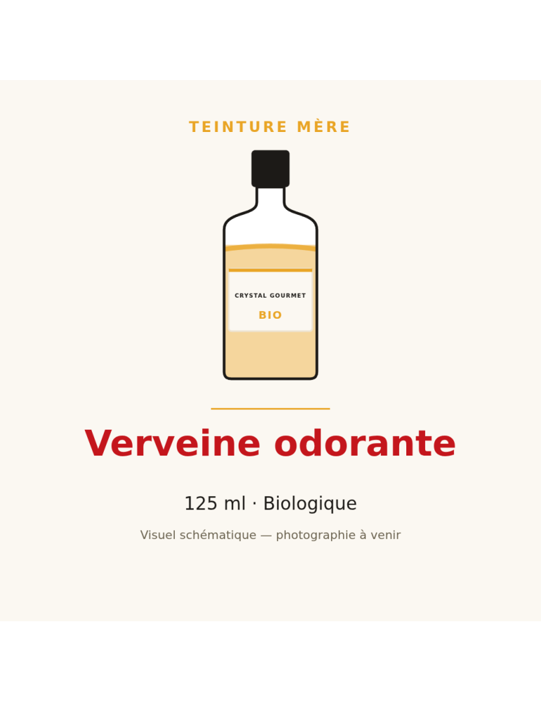 Teinture mère de Verveine odorante bio - 125 ml