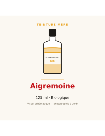 Teinture mère d'Aigremoine bio - 125 ml