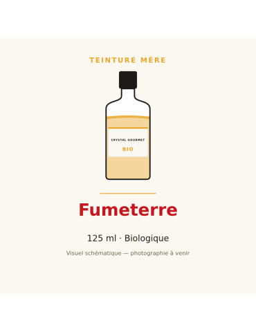 Teinture mère de Fumeterre bio - 125 ml