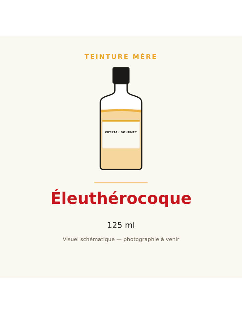 Teinture mère d'Éleuthérocoque - 125 ml