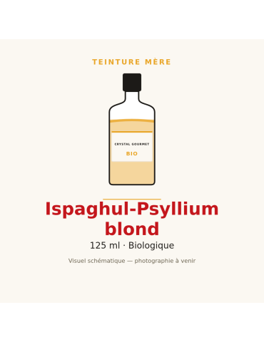 Teinture mère d'Ispaghul-Psyllium blond bio - 125 ml