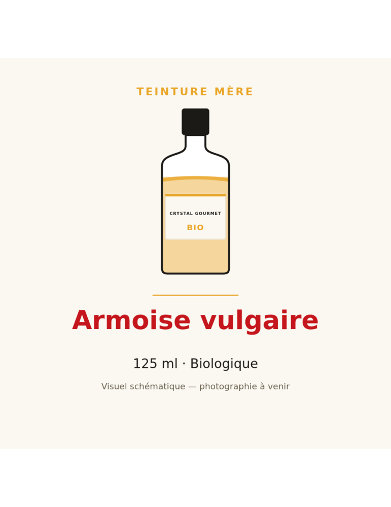 Teinture mère d'Armoise vulgaire bio - 125 ml