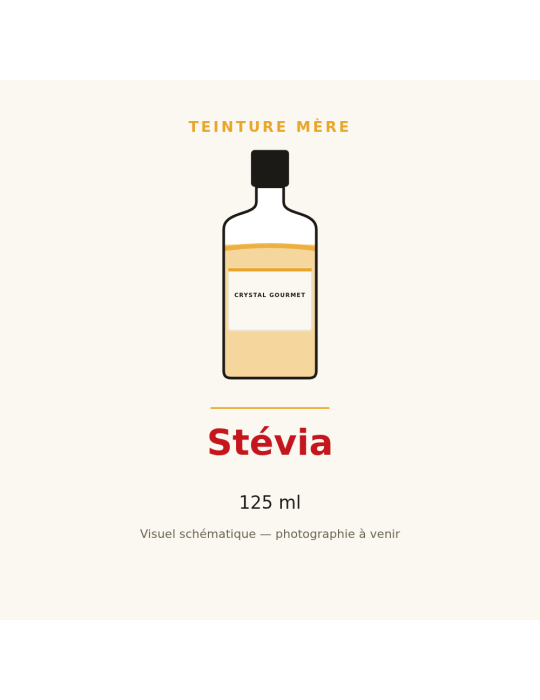 Teinture mère de Stévia rebaudiana - 125 ml
