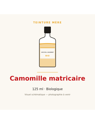 Teinture mère de Camomille matricaire bio - 125 ml