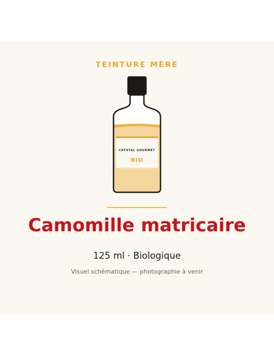 Teinture mère de Camomille matricaire bio - 125 ml