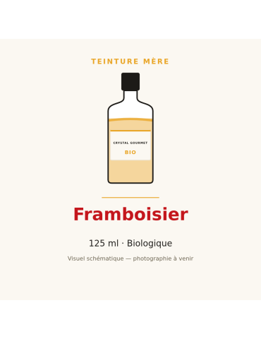 Teinture mère de Framboisier bio - 125 ml