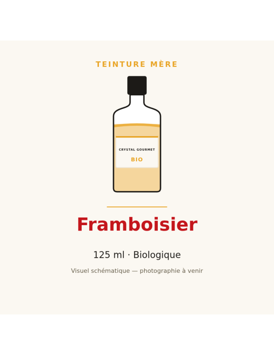 Teinture mère de Framboisier bio - 125 ml