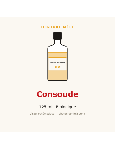 Teinture mère de Consoude bio - 125 ml