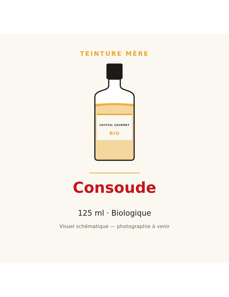 Teinture mère de Consoude bio - 125 ml
