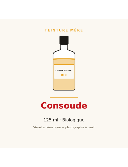 Teinture mère de Consoude bio - 125 ml