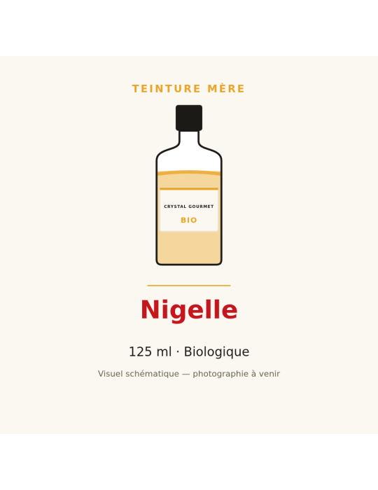 Teinture mère de Nigelle bio (Nigella sativa) - 125 ml