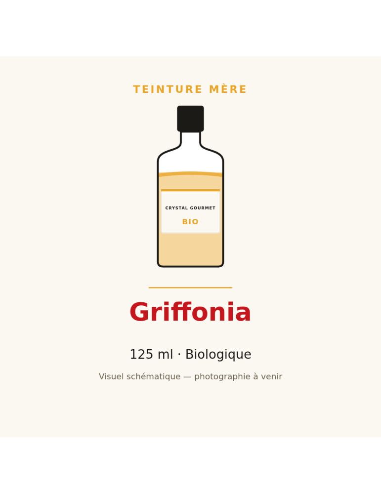 Teinture mère de Griffonia bio (Griffonia simplicifolia) - 125 ml