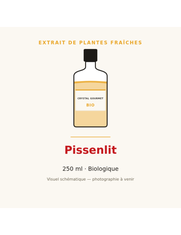 Extrait de plantes fraîches de Pissenlit bio - 250 ml