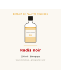 Extrait de plantes fraîches de Radis noir bio - 250 ml