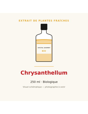 Extrait de plantes fraîches de Chrysanthellum bio - 250 ml