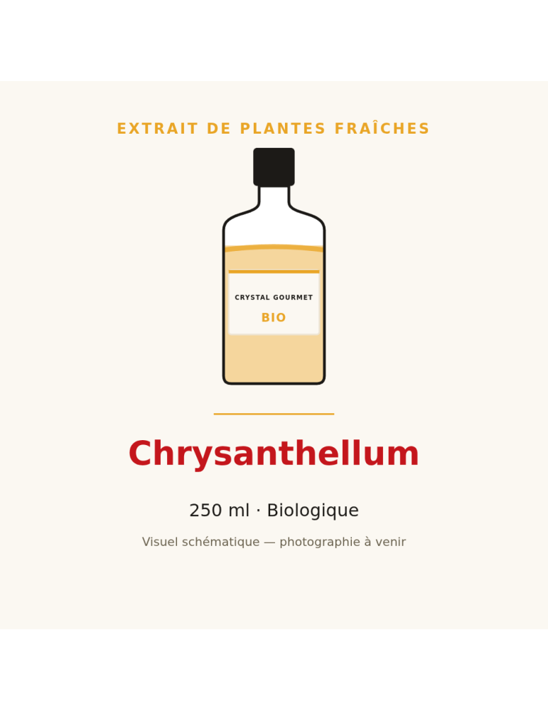 Extrait de plantes fraîches de Chrysanthellum bio - 250 ml