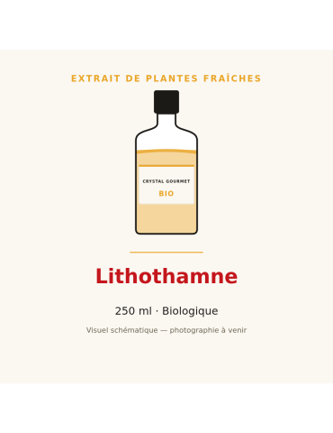 Extrait de plantes fraîches de Lithothamne bio - 250 ml