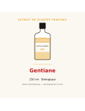 Extrait de plantes fraîches de Gentiane bio - 250 ml