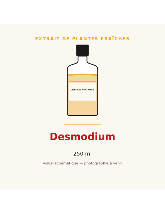 Extrait de plantes fraîches de Desmodium - 250 ml