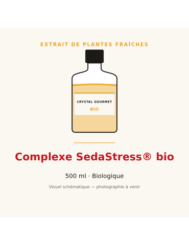 Complexe SedaStress® bio - 500 ml, extrait de plantes fraîches