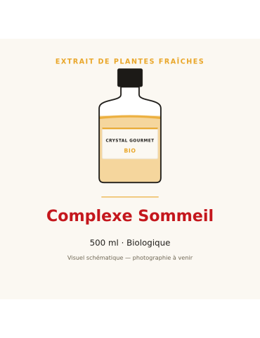 Complexe Sommeil - 500 ml, extrait de plantes fraîches