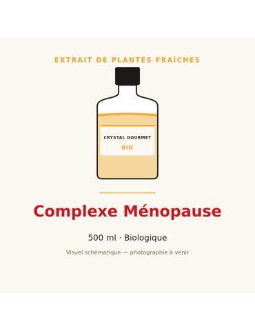 Complexe Ménopause - extrait de plantes fraîches et bourgeons bio